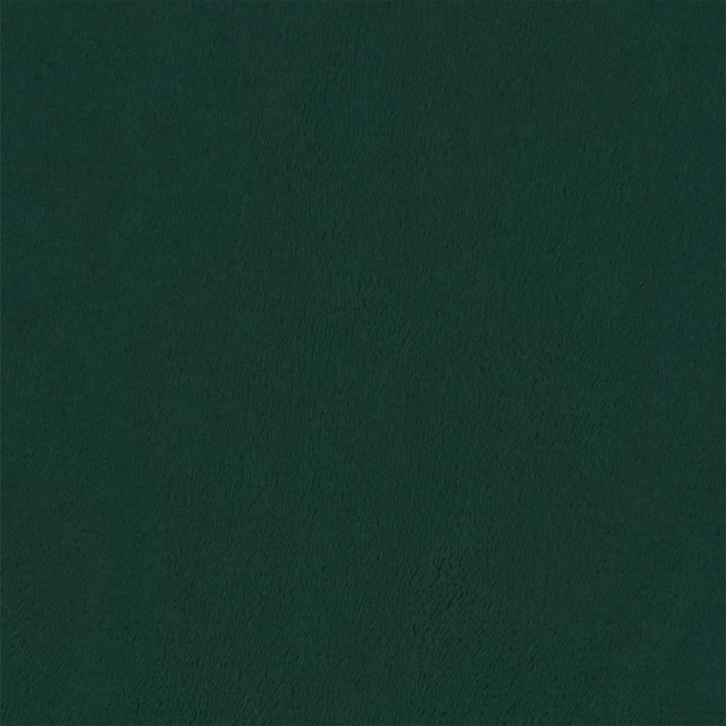 3-tlg. Sofagarnitur mit Kissen Dunkelgrün Samt