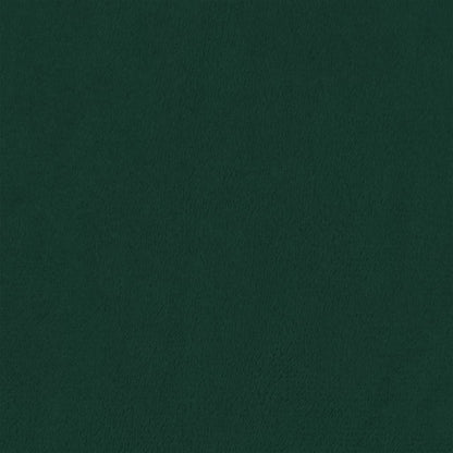 2-tlg. Sofagarnitur mit Kissen Dunkelgrün Samt