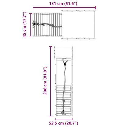 Spielturm Massivholz Douglasie