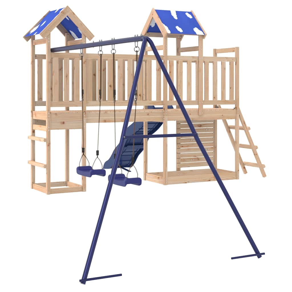 Spielturm Massivholz Kiefer