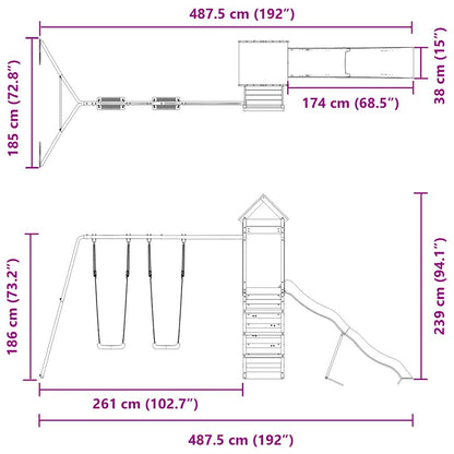 Spielturm Imprägniertes Kiefernholz