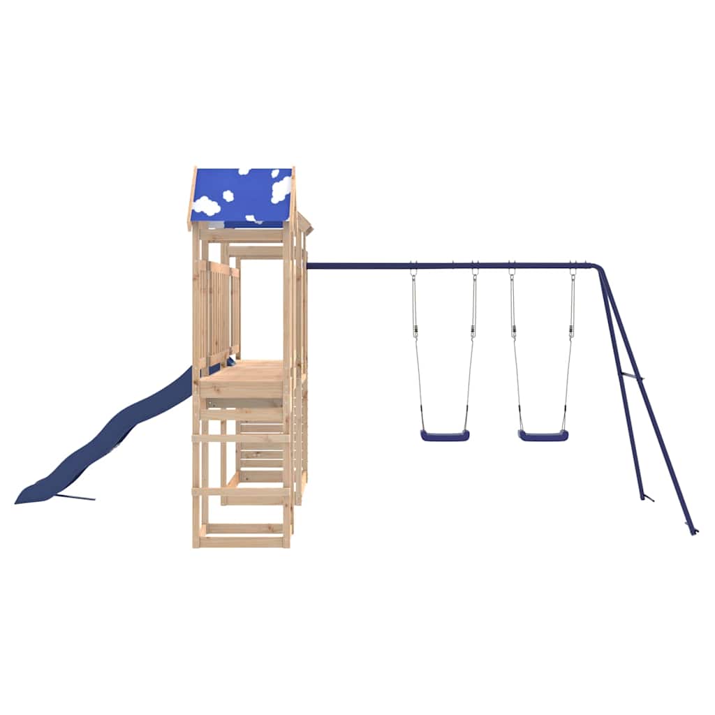 Spielturm Massivholz Kiefer