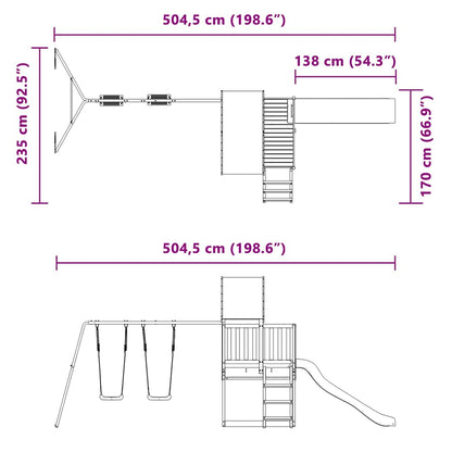 Spielturm Imprägniertes Kiefernholz