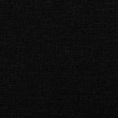 Fußhocker Schwarz 77x55x31 cm Stoff
