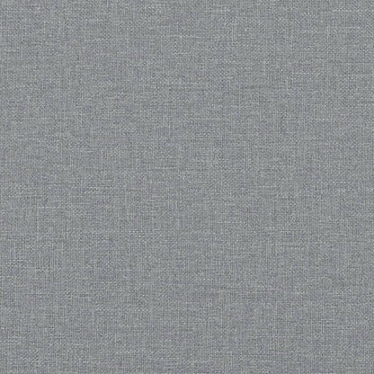 Fußhocker Hellgrau 77x55x31 cm Stoff
