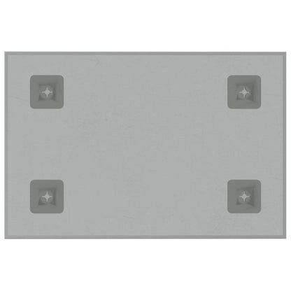 Magnettafel Wandmontage Weiß 40x30 cm Hartglas