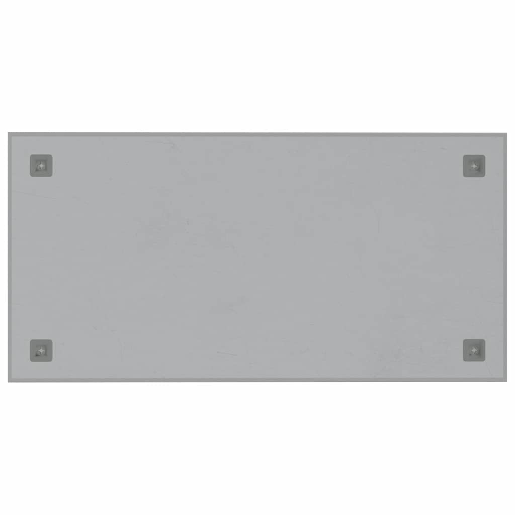 Magnettafel Wandmontage Weiß 80x40 cm Hartglas