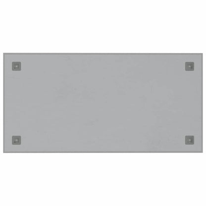 Magnettafel Wandmontage Weiß 80x40 cm Hartglas