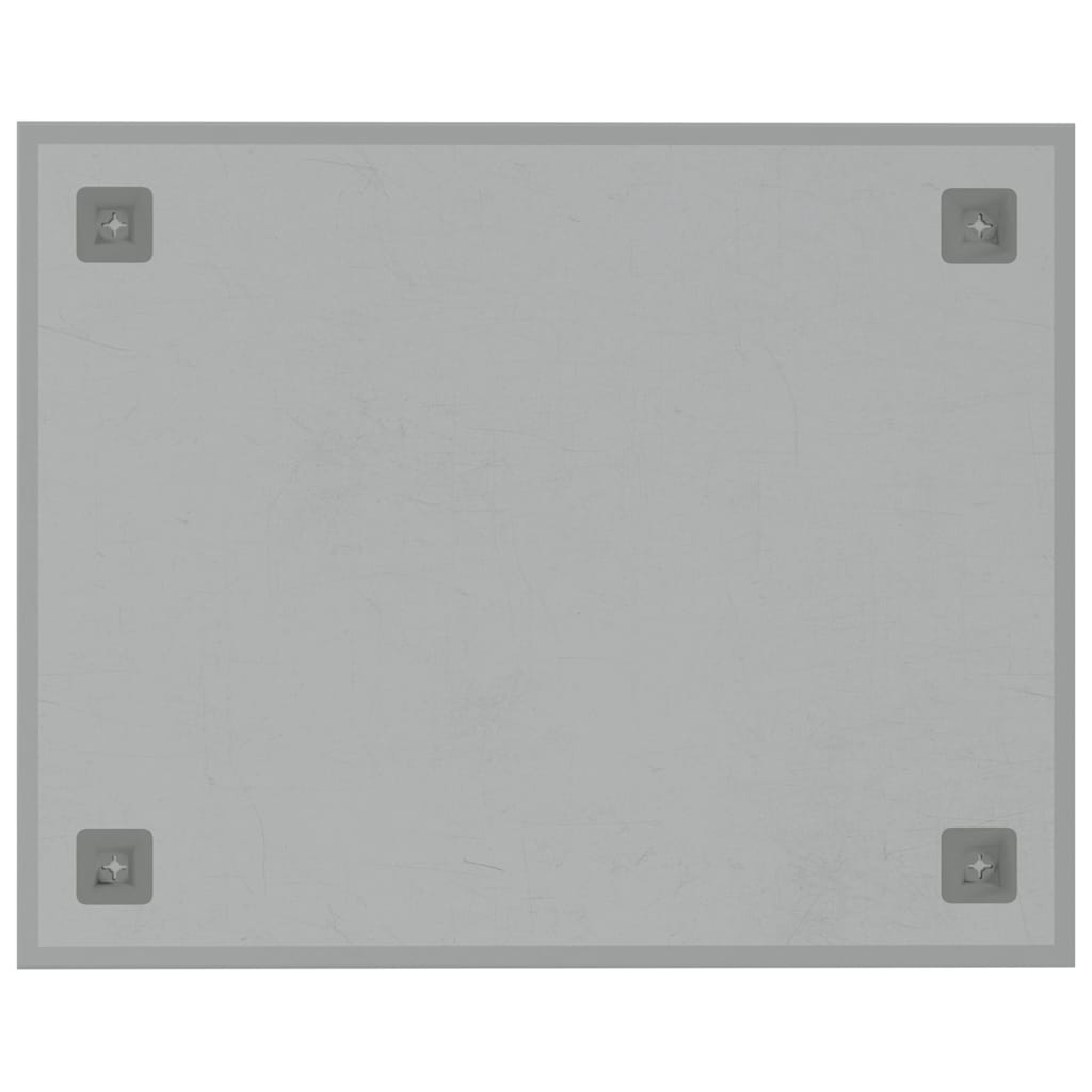 Magnettafel Wandmontage Weiß 50x40 cm Hartglas