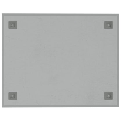 Magnettafel Wandmontage Weiß 50x40 cm Hartglas