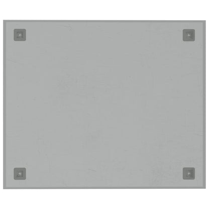 Magnettafel Wandmontage Weiß 60x50 cm Hartglas