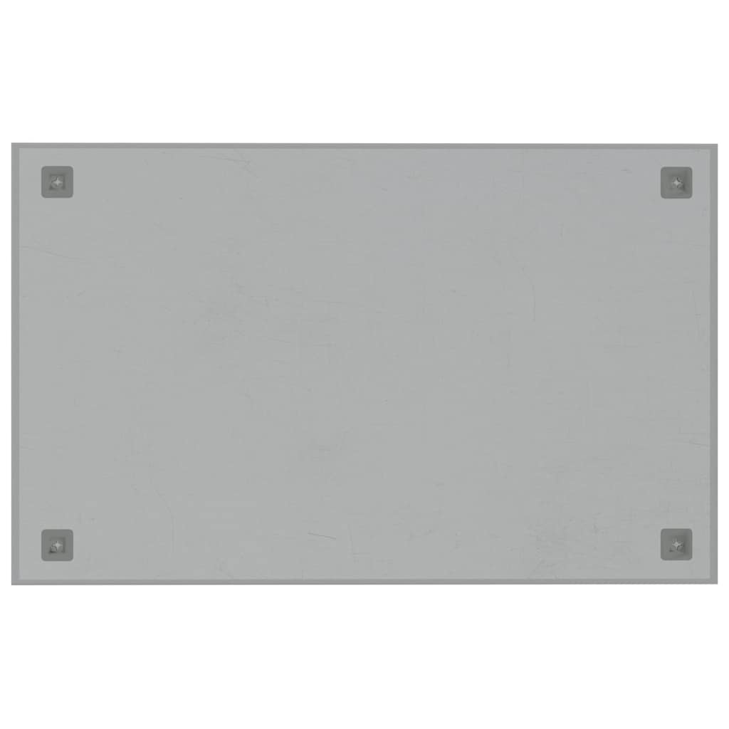 Magnettafel Wandmontage Weiß 80x50 cm Hartglas