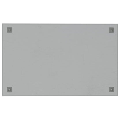 Magnettafel Wandmontage Weiß 80x50 cm Hartglas