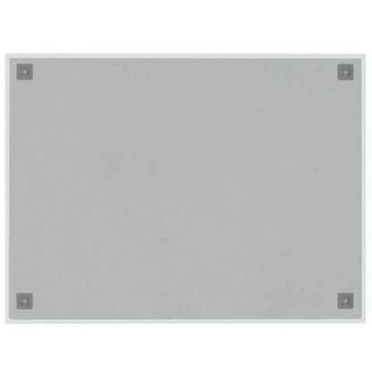 Magnettafel Wandmontage Weiß 80x60 cm Hartglas