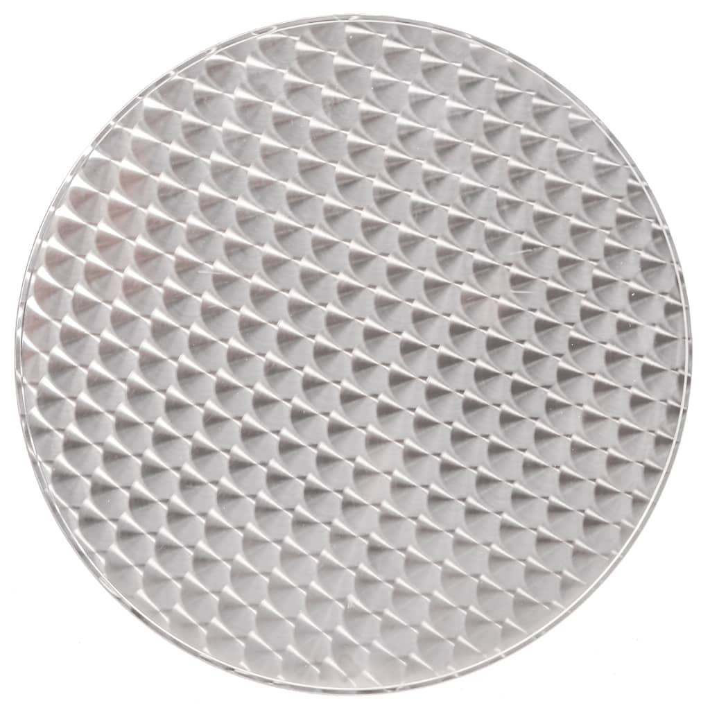Udendørs Bar Bord Højde Justerbar Ø59,5x70/114,5 cm Aluminium