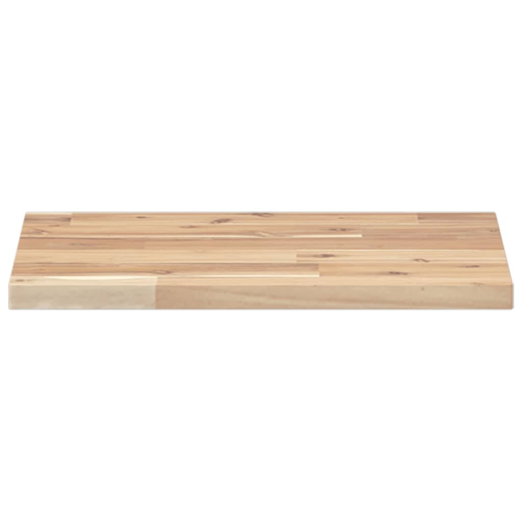 Schweberegal 60x30x2 cm Massivholz Akazie Unbehandelt
