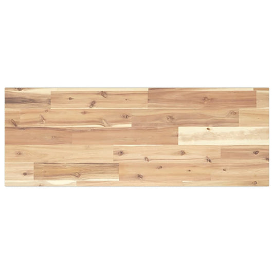 Schweberegal 100x30x2 cm Massivholz Akazie Unbehandelt