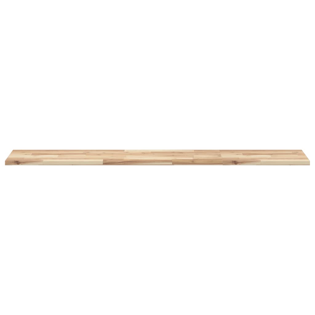 Schweberegale 2 Stk. 120x30x2 cm Massivholz Akazie Unbehandelt