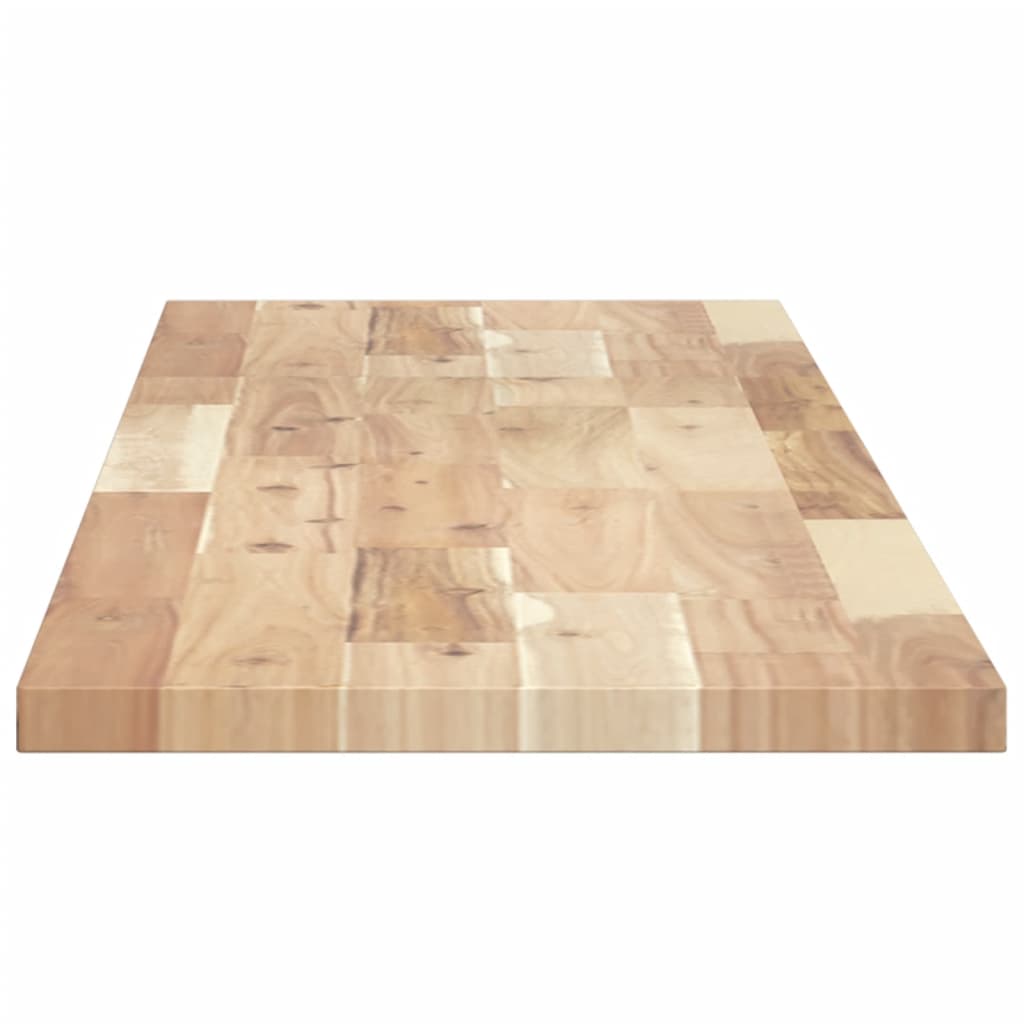 Schweberegale 2 Stk. 120x30x2 cm Massivholz Akazie Unbehandelt