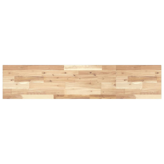Schweberegal 140x30x2 cm Massivholz Akazie Unbehandelt