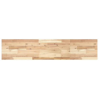 Schweberegale 4 Stk. 140x30x2 cm Massivholz Akazie Unbehandelt