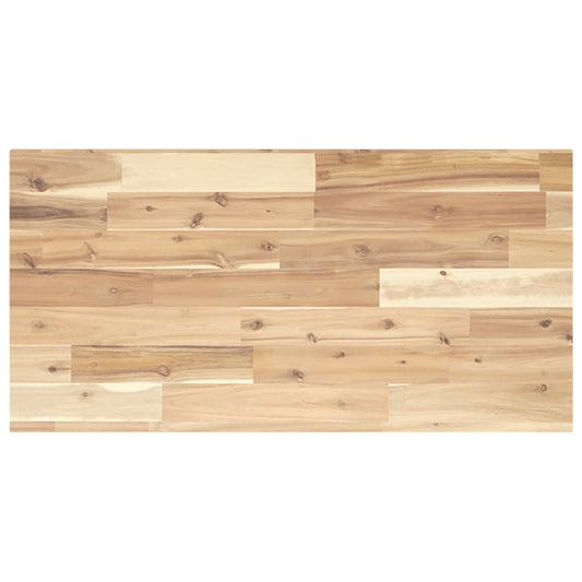 Schweberegal 60x40x2 cm Massivholz Akazie Unbehandelt