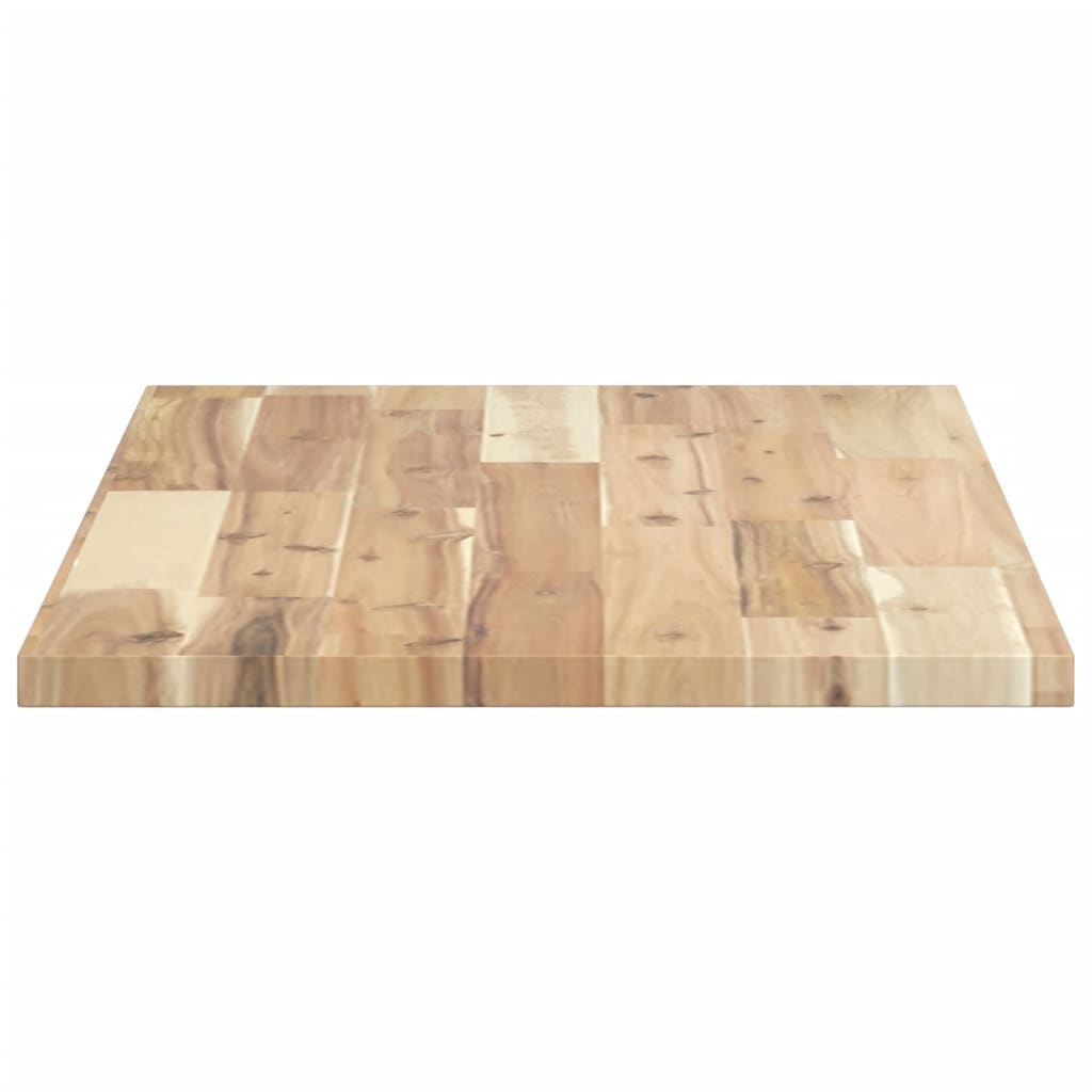 Schweberegal 60x40x2 cm Massivholz Akazie Unbehandelt