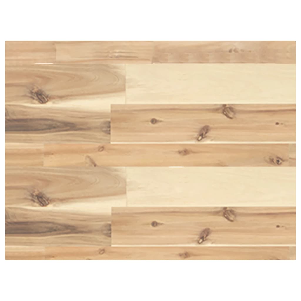 Schweberegale 2 Stk. 40x30x4 cm Massivholz Akazie Unbehandelt