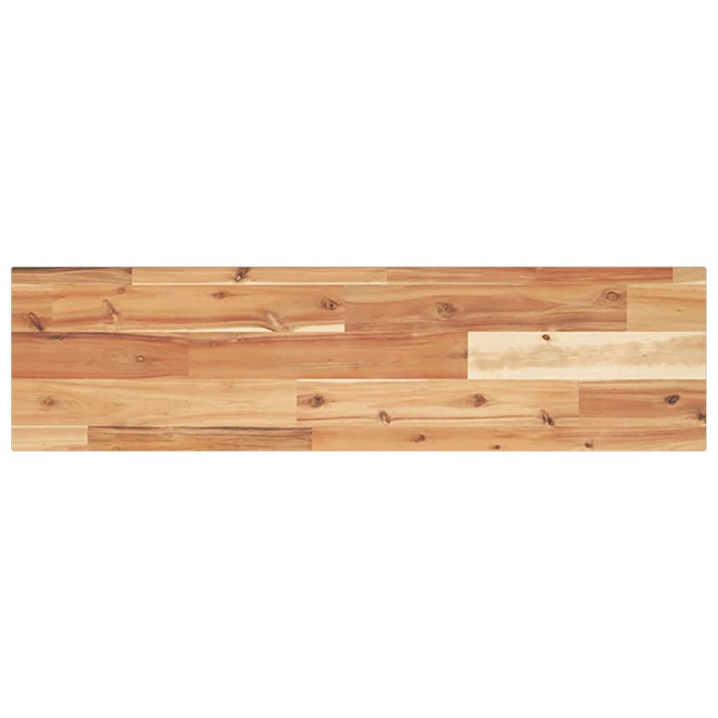 Schweberegale 3 Stk. 100x20x2 cm Massivholz Akazie Ölbehandelt