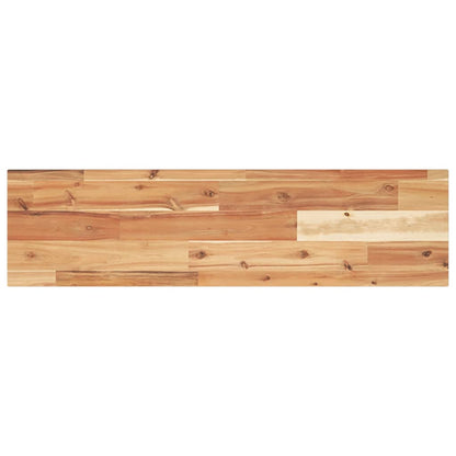 Schweberegale 3 Stk. 100x20x2 cm Massivholz Akazie Ölbehandelt