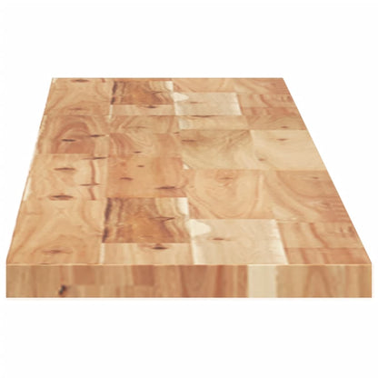 Schweberegale 4 Stk. 120x20x2 cm Massivholz Akazie Ölbehandelt