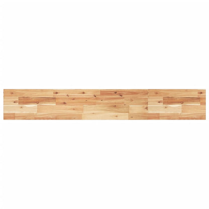 Schweberegal 160x20x2 cm Massivholz Akazie Ölbehandelt