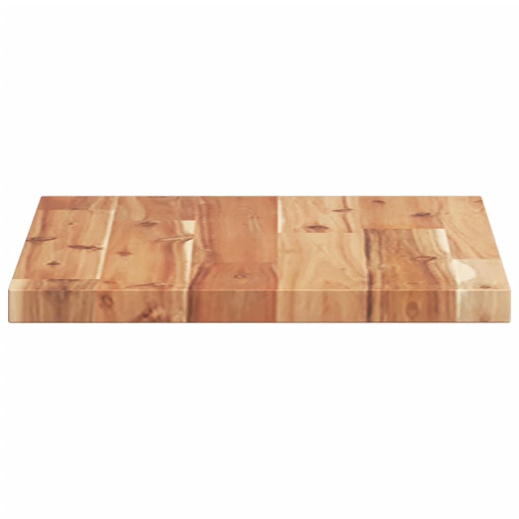 Schweberegale 2 Stk. 40x30x2 cm Massivholz Akazie Ölbehandelt