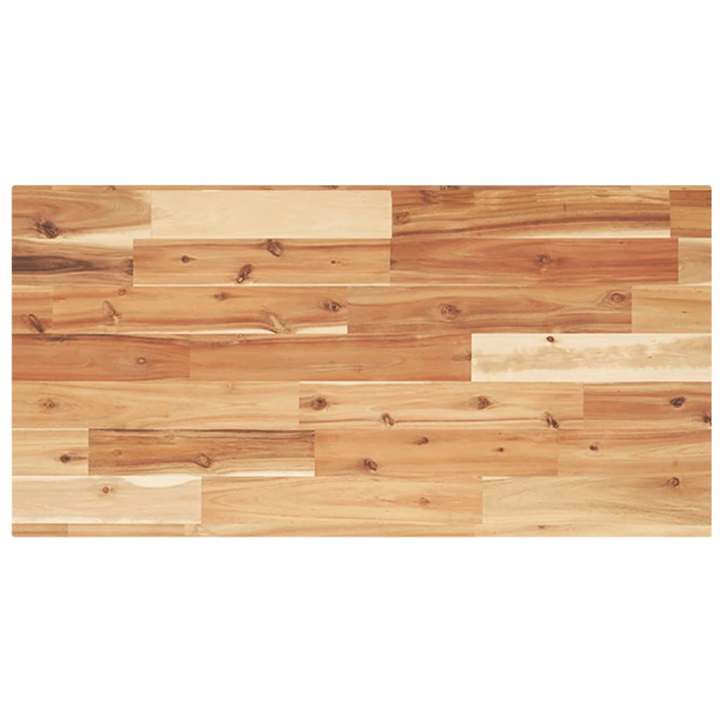Schweberegale 2 Stk. 60x40x2 cm Massivholz Akazie Ölbehandelt