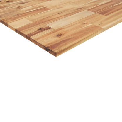 Schweberegale 2 Stk. 80x40x2 cm Massivholz Akazie Ölbehandelt