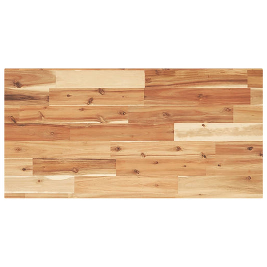 Schweberegal 100x40x2 cm Massivholz Akazie Ölbehandelt