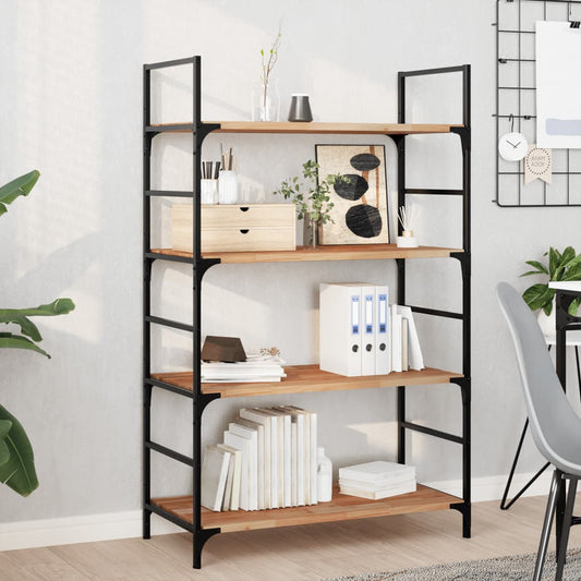 Schweberegale 2 Stk. 100x40x2 cm Massivholz Akazie Ölbehandelt