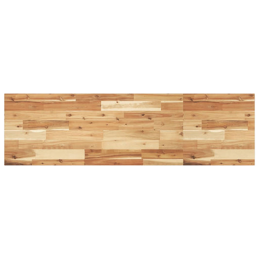 Schweberegal 160x40x2 cm Massivholz Akazie Ölbehandelt