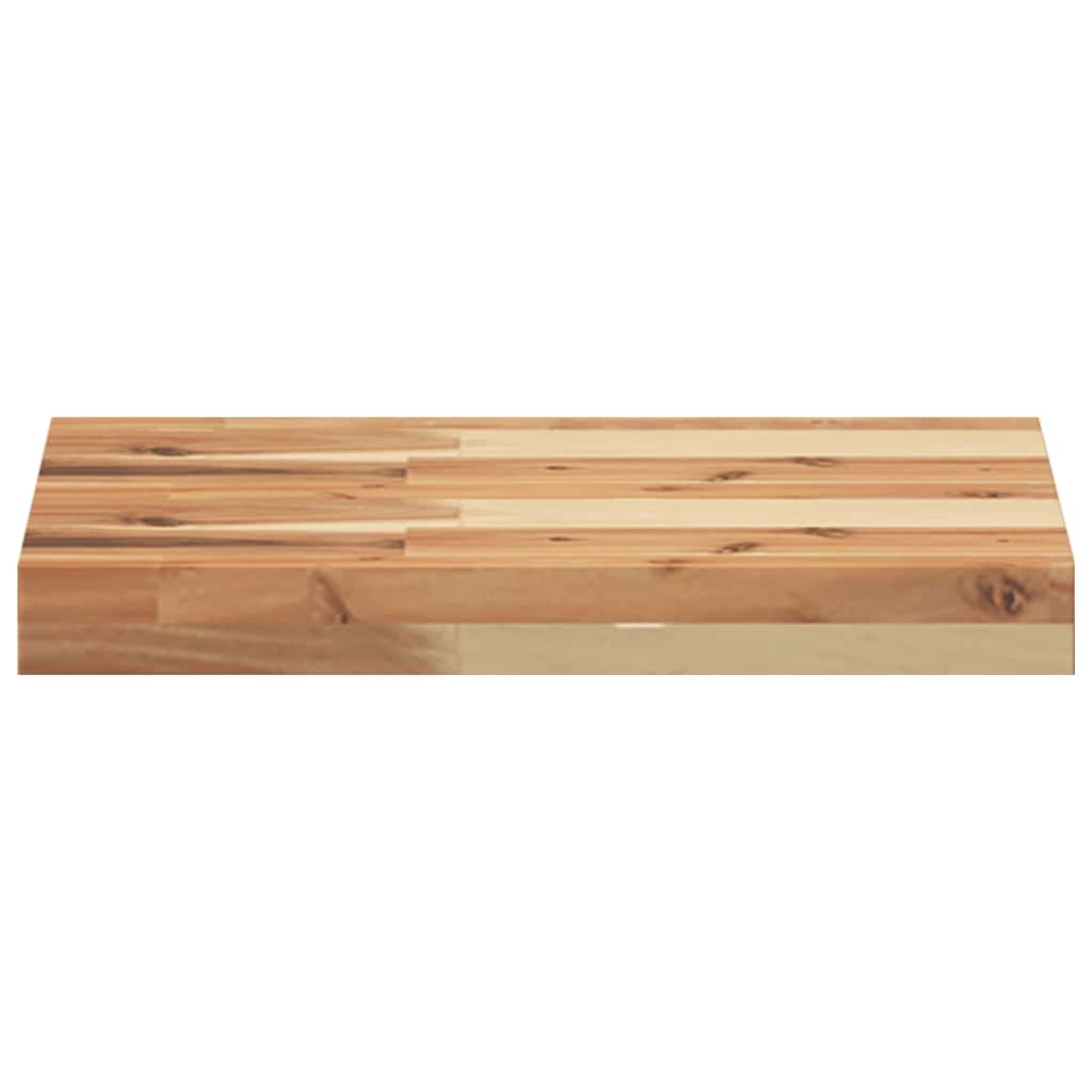 Schweberegale 3 Stk. 40x30x4 cm Massivholz Akazie Ölbehandelt