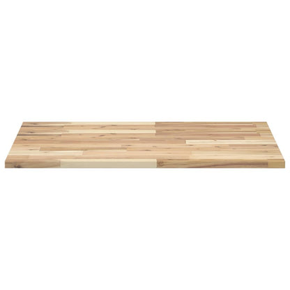 Waschtischplatte Unbehandelt 80x60x2 cm Massivholz Akazie