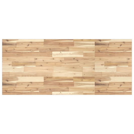 Waschtischplatte Unbehandelt 140x60x2 cm Massivholz Akazie
