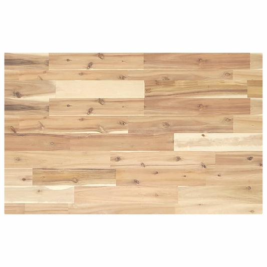 Waschtischplatte Unbehandelt 80x50x4 cm Massivholz Akazie