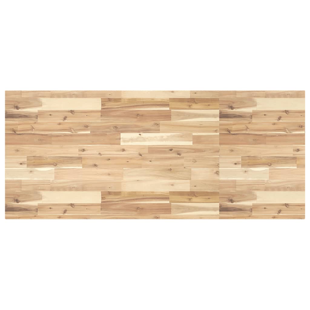Waschtischplatte Unbehandelt 140x60x4 cm Massivholz Akazie