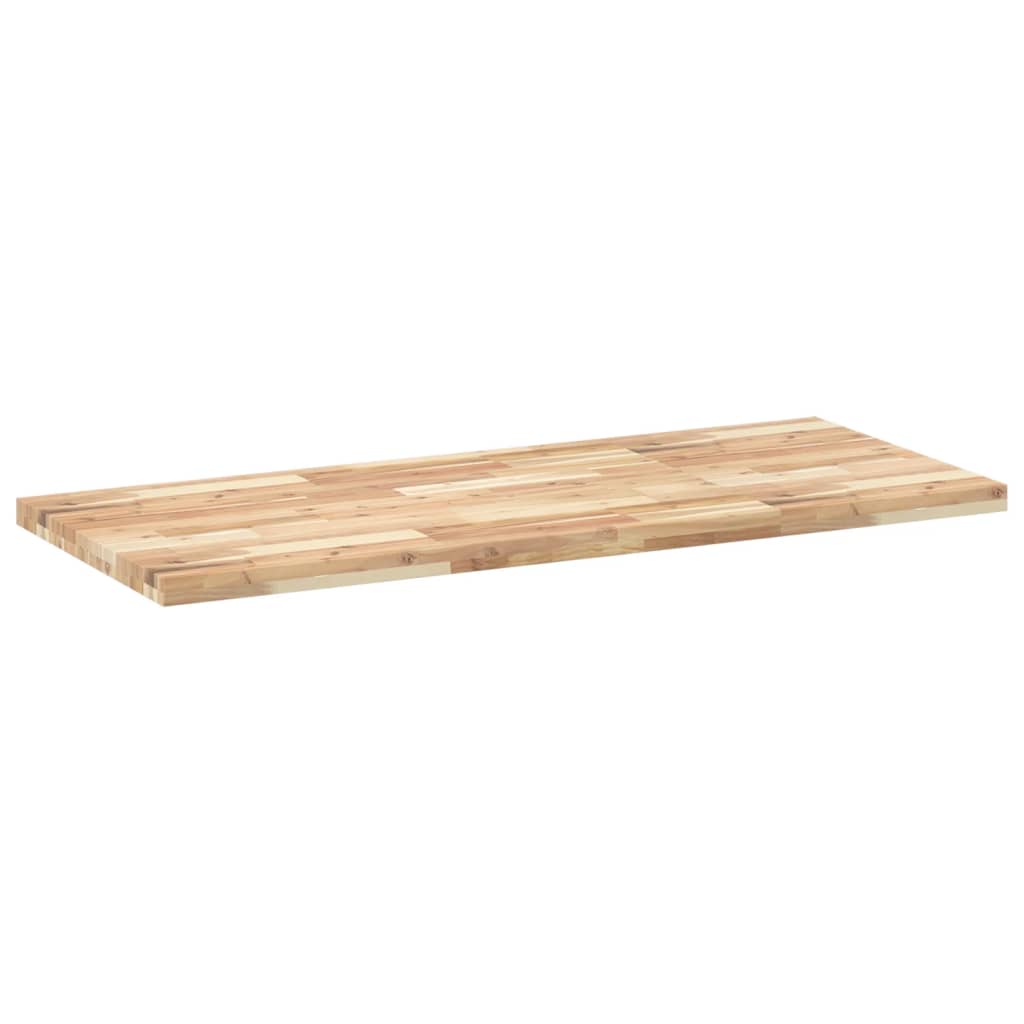 Waschtischplatte Unbehandelt 140x60x4 cm Massivholz Akazie