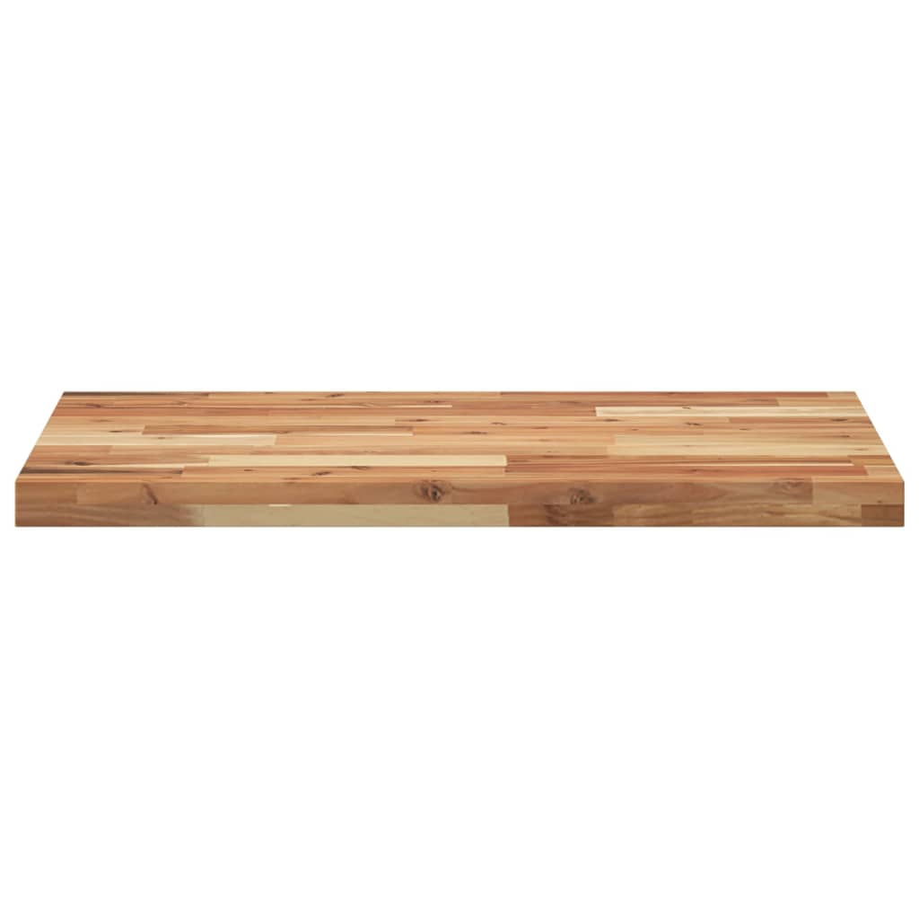 Waschtischplatte Ölbeschichtung 80x50x4 cm Massivholz Akazie