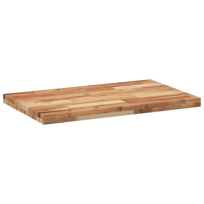 Waschtischplatte Ölbeschichtung 80x50x4 cm Massivholz Akazie
