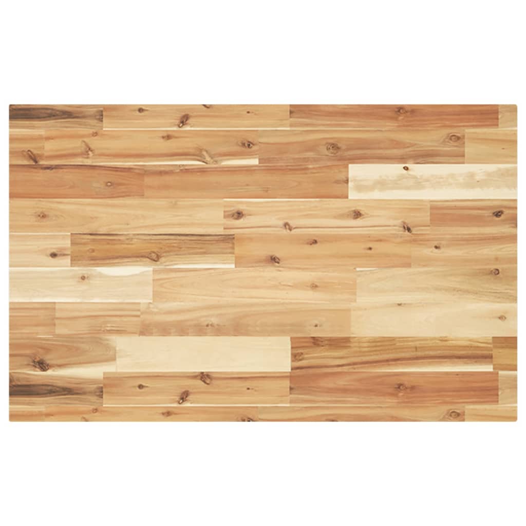 Waschtischplatte Ölbeschichtung 120x50x4 cm Massivholz Akazie