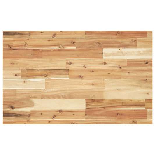 Waschtischplatte Ölbeschichtung 120x50x4 cm Massivholz Akazie