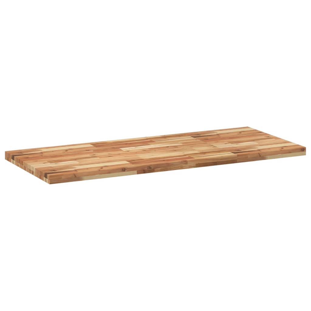 Waschtischplatte Ölbeschichtung 120x60x4 cm Massivholz Akazie