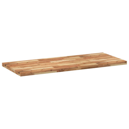 Waschtischplatte Ölbeschichtung 120x60x4 cm Massivholz Akazie
